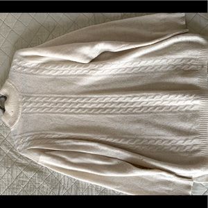 Knitted sweater size medium